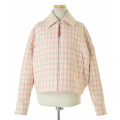 【LOEWE】25SS S359Y02XDB ウールブレンド チェック ブルゾンウールジャケットのサムネイル