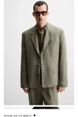 ZARA ザラ リネン ブレーザー ジャケット 52