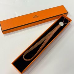 エルメス HERMES セリエ ストラップ レザー ナチュラル シルバー金具【鑑定済み】正規品