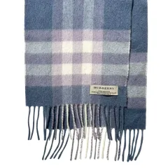 One Size バーバリー カシミア 100% チェック マフラー