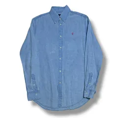 POLO Ralph Lauren スカイブルー リネン シャツ