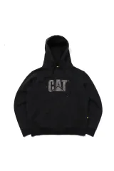 CAT ブラック フード付きTシャツ size S