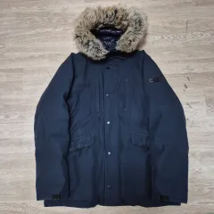 マイケルコース MK サイドパッチ ファー·フーディー·ポケット マウンテンダウンジャケット アウター L(100)