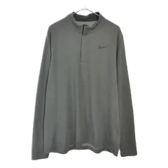 NIKE ナイキ ハーフジップ フリースプルオーバー スポーツ グレー(メンズ L)中古 古着 X6295