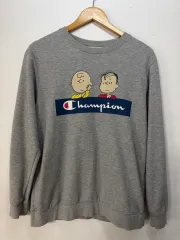 チャンピオン SNOOPY スウェット Tシャツ グレー