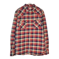 DENIM&SUPPLY RALPH LAUREN デニムアンドサプライ ラルフローレン ウエスタンシャツ チェック マルチカラー(メンズ M)中古 古着 X6296