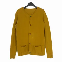 アンダーカバー UNDERCOVER 13AW クルーネックカーディガン コットン 長袖 3 マスタード J4904のサムネイル