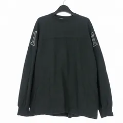 レミレリーフ REMI RELIEF 8/-天竺フットボール ロング Tシャツ カットソー 長袖 M ブラック 黒のサムネイル