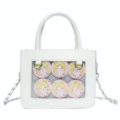 ミニショルダーバッグ ハンドバッグ 2WAY レザー調 痛バッグ 推し活バッグ