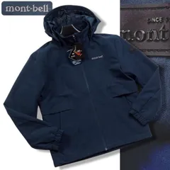 新品正規 mont-bell モンベル 撥水・UVカット WARM ACTION ソフトシェルジャケット メンズ105(XL) ブルー(T/BLUE) AMJW205のサムネイル