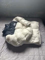 THE NORTH FACE ザノースフェイス ヌプシ ショートダウン 白 XL