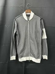 DIESEL ディーゼル ブラック GOLD ゴールド メッシュ 素材 ジップアップ ジャケット