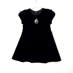 (100) ブラック ツアーベルベット 子供用 ONE PIECE