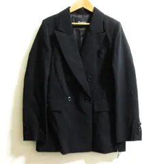 未使用 25SS Diagram ダイアグラム リネンライク ダブルジャケット 0325101348 サイズ38 ブラック レディース 古着 中古 USEDのサムネイル