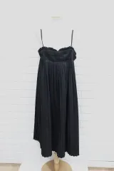 92 新品 プリーツ シャーリング ベスト ONE PIECE レディース 55-66 /倉庫ギャラリー