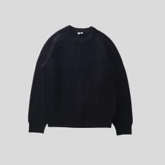 ユニクロ U ルメール ウール ボン・テギュ ニット ブラック