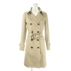 ナチュラルビューティーベーシック NATURAL BEAUTY BASIC トレンチコート S ベージュ ダブルボタン ベルト /AO2 ■ECC001