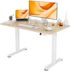 FlexiSpot EF1 Pro ホワイト×メイプル 100cm×60cm - メルカリ