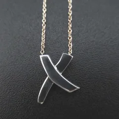 美品 Tiffany&Co ティファニー パロマピカソ グラフィティ X キス ネックレス ペンダント 925SV シルバー レディース 古着 中古 USED