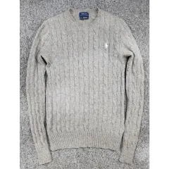 ポロラルフローレン ケーブル編み ウール カシミア ブレンド ケーブルニット XS