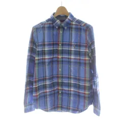 ラルフローレン RALPH LAUREN シャツ 子ども服（男の子用） L/G(14-16) 青 ブルー チェック柄 ボタンダウンカラー 長袖 /PP ■GY61