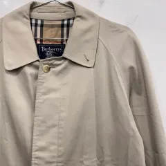 バーバリー ロンドン 隠しボタンダウン クラシック コットン トレンチコート