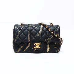 CHANEL シャネル ショルダーバッグ ミニ マトラッセ チェーン　【中古】