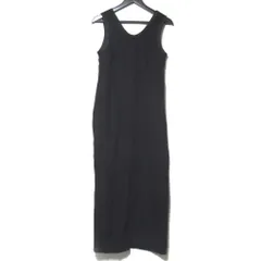 美品 25SS Jane Smith ジェーンスミス TRIACETATE POLYESTER PIPING TANK ONE PIACE ワンピース 25SOP-803L サイズ38 ブラック レディース 古着 中古 USED