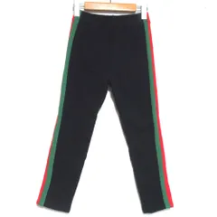 美品 GUCCI グッチ チルドレン シェリーライン イージーウエスト スウェットパンツ キッズ 512691 サイズ8 ネイビー キッズ 古着 中古 USEDのサムネイル