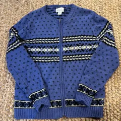 field manor ヴィンテージ ニット ジップアップ (ㅎ5340)