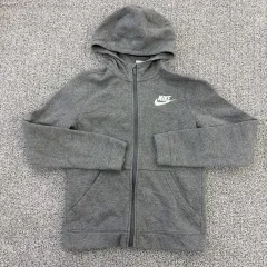 L NIKE キッズ 裏起毛パーカー ジップアップ 0127H1