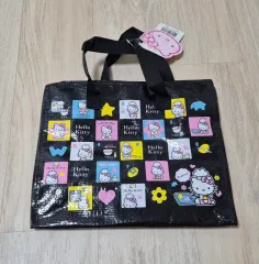 クラシック Sanrio hello kitty ブラック タポリン バッグ