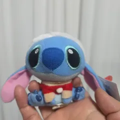 ヴィンテージトイキャラクターグッズぬいぐるみ城クリスマスDisneyリロ＆スティッチキーホルダー ストラップ