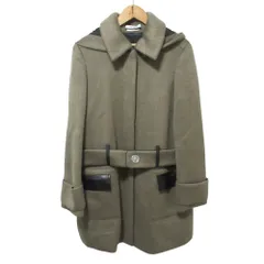 美品 FOXEY NEW YORK collection フォクシーニューヨークコレクション Bonded Mohair Duffle Coat コート 34617 サイズ40 グレー レディース 古着 中古 USEDのサムネイル