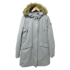 美品 GEOX ジェオックス NORD PLUS ウール フーデッド ダウンコート 44 グレー レディース 古着 中古 USEDのサムネイル
