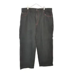 NYUS Jeans デニム ペインターパンツ 大きいサイズ ブラック(メンズ W42)中古 古着 X6302
