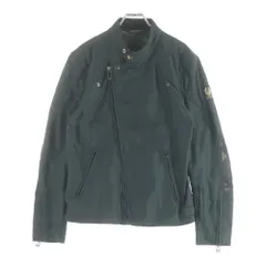 BELSTAFF (ベルスタッフ) ×SOPHNET ソフネット ナイロン ダブルライダースジャケット カーキ PROD-2016-1635-1