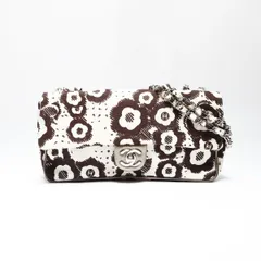 CHANEL シャネル ショルダーバッグ 10番台 2005-2006 キャンバス カメリア フラップ チェーン【中古】