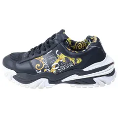VERSACE (ヴェルサーチ) ■JEANS COUTURE トレイルトレック チェーンクチュール ローカットスニーカー ブラックのサムネイル