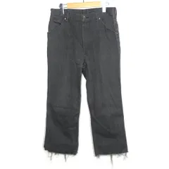 【倉吉店】Needles | ニードルス デニムパンツ CUT-OFF FRINGE JEANS カットオフ ブラック サイズ：M 【107】