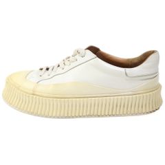 正規品 JIL SANDER ジルサンダー スニーカー40 ホワイト ベージュ