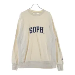 SOPHNET. (ソフネット) ×Champion Reverse Weave Crew チャンピオン リバースウィーブ クルーネックスウェットトレーナー アイボリー C8-Z009