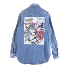 OFF-WHITE (オフホワイト) 18SS Flower Denim Jacket フラワー デニムジャケット インディゴ OWYD001R18386009のサムネイル