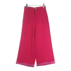 GUCCI (グッチ) Viscose Panst 裾レース レーヨンパンツ ピンク 529540 ZKR01のサムネイル