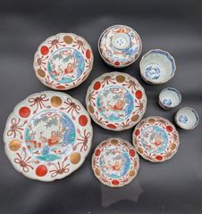 中尾万作 色絵水玉カニ7寸皿2枚と小鉢2個 - メルカリ