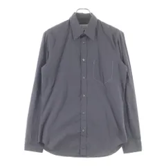 Maison Margiela (メゾンマルジェラ) SLIM FIT POPLIN SHIRT スリムフィット ポプリン 長袖シャツ グレー S50DL0393のサムネイル