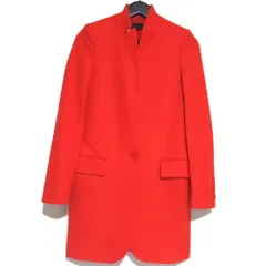 良品 STELLA McCARTNEY ステラマッカートニー ウール ブライスコート 34サイズ オレンジ レディース 古着 中古 USEDのサムネイル