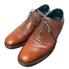 美品 REGAL リーガル レザー プレーントゥ レースアップ ビジネスシューズ 23.5cm ブラウン メンズ 古着 中古 USED