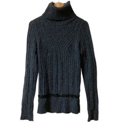 양품 AD2006 tricot COMME des GARCONS 트리코콤데가르손 스팽글 터틀넥 니트 스웨터 TR-N017 그레이 레이디스 헌옷 중고 USED