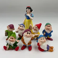 Disney  ディズニー 白雪姫 7人の小人輸入雑貨  陶器 中古